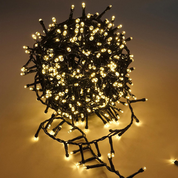 Luzes de Natal Brancas (300 LED) - Entregas em 24 horas 