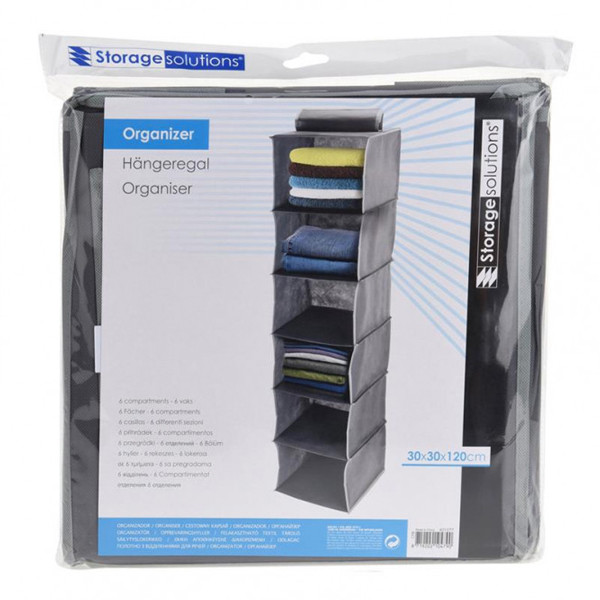 Suspended Storage with 6 Compartments