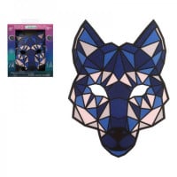 Máscara Lobo com LED Interativa