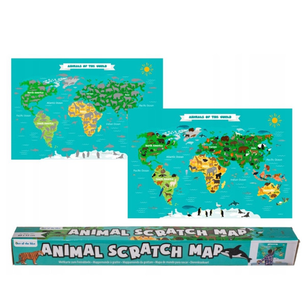 World Map Animals to Scrape