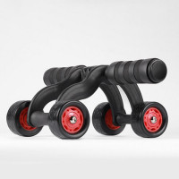 Roda para Abdominais Fitness 4 Rodas