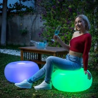 Puff Inflable con LED