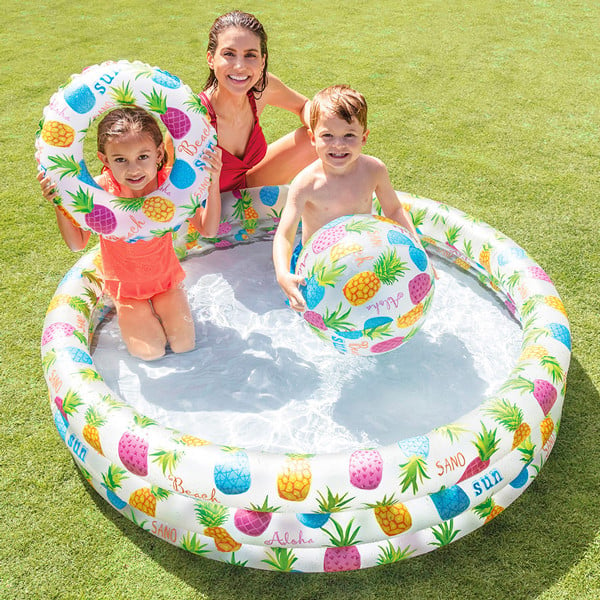 Inflatable Pool with Buoy and Ball