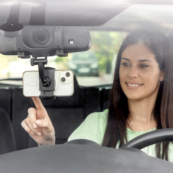 Suporte de Smartphone para Espelho Retrovisor