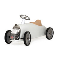 Cochecito retro blanco para niños