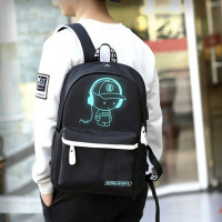Reflective Power USB Backpack