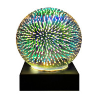 Bola de cristal de fuegos artificiales