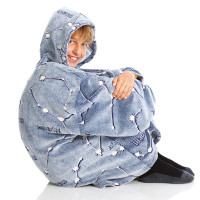 Constellation Children's Sleeved and Hooded Blanket