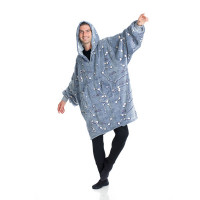 Constellation Adult Sleeved and Hooded Blanket