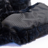 Pantuflas Hot Feet para microondas, color negro
