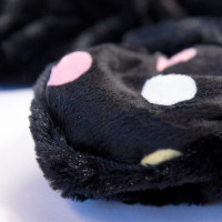 Pantuflas Hot Feet para microondas, color negro