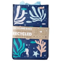 Juego de 3 bolsas de reciclaje oceánico