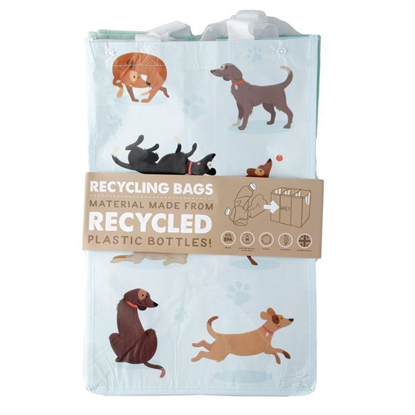 Conjunto 3 Sacos de Reciclagem Cães
