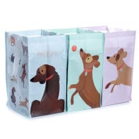 Set of 3 Dog Recycling Bags