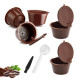 Cápsulas de café reutilizables Dolce Gusto (5 piezas)