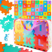 Alfombra Infantil Puzzle de Letras 3 en 1 (72 piezas)