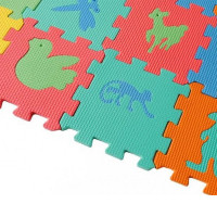 Tapis en mousse 3-en-1 Letter Puzzle (72 pièces)
