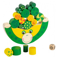 Jogo de Equilíbrio em Madeira Sapo