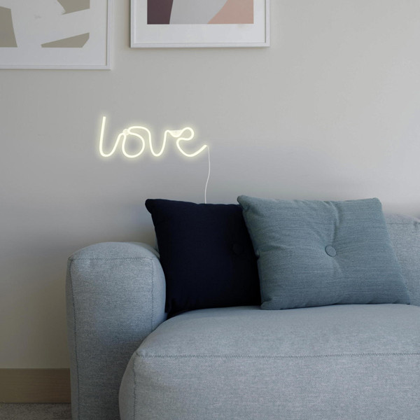 Love Neón Pared