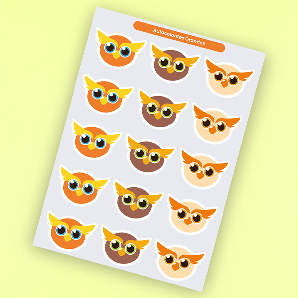 Owl Back to School Labels Kit