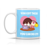 Mug You Can Do It! with Customizable Photo