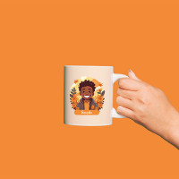 Customizable Orange Boy Mug