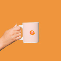 Customizable Orange Girls Mug