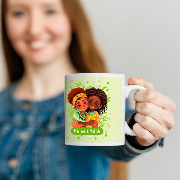 Customizable Green Girls Mug
