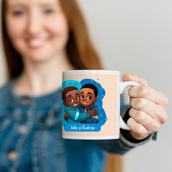 Personalized Blue Boys Mug