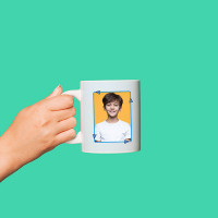 Boy's Mug with Customizable Blue Photo