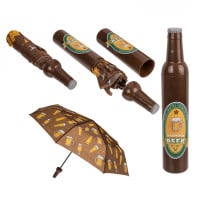 Paraguas para botellas de cerveza