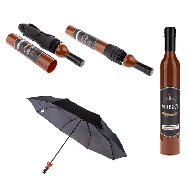 Paraguas para botella de whisky