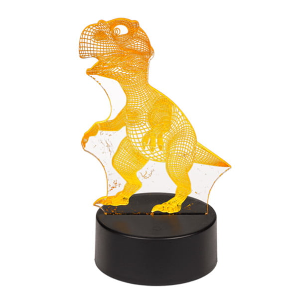 Candeeiro LED 3D Dinossauro