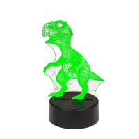 Candeeiro LED 3D Dinossauro