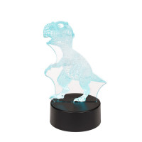 Lámpara LED de dinosaurio 3D