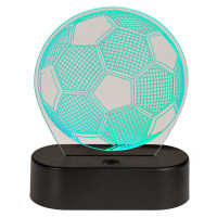 Lampe de ballon de football LED 3D