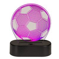 Lampe de ballon de football LED 3D