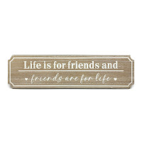 Friends for Life Decorative Plaque
