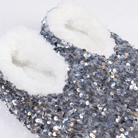 Snoozies Sequin Slippers