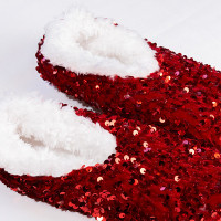 Snoozies Sequin Slippers