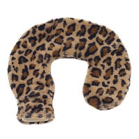 Bolsa de agua caliente con cuello de leopardo