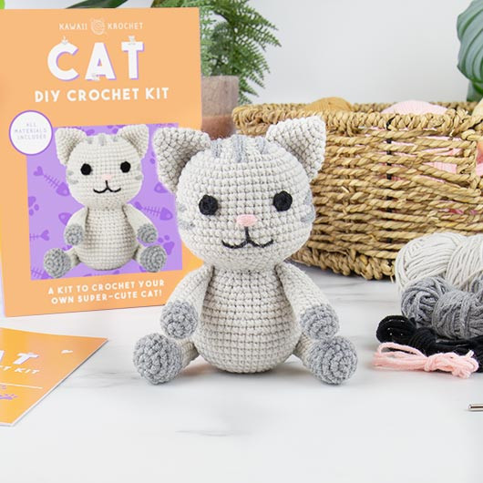 Kit DIY Croché Gato