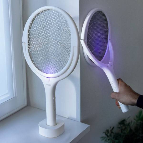 3-in-1 Rechargeable Fly and Mosquito Killer Racket